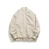 Chaqueta para hombre, nuevo estilo primavera y otoño, estilo callejero americano, color liso, corte holgado, chaqueta bomber estilo béisbol, nuevo abrigo casual de moda para hombre