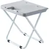Silla Plegable de Camping para Exteriores Silla Pequeña de Plástico Taburete Plegable para Picnic Patas de Hierro Banco Pequeño Taburete para Puesto de Barbacoa