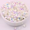 Lentejuelas cóncavas de flor de ciruelo de punta dorada importadas de 6/8 mm 30 colores bordado cosido a mano ropa accesorios diy