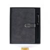 Set de Bolígrafo y Cuaderno Magnético de Negocios A5 Hebilla en Forma de U Regalo para Clientes Papelería Caja de Regalo Creativa