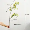 Isla simulada de un solo ramo con contenido Yang, flor de manantial, pequeño floral, adornos para sala de estar, decoración floral para bodas y hoteles, arreglo floral