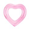 Flotador Transparente en Forma de Corazón PVC Engrosado Agua Inflable Corazón de Lentejuelas Flotador Anillo de Natación para Adultos Cama Flotante Inflable