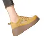 Zapatos Deportivos Casuales Transpirables de Malla 2026 Verano Nuevos Zapatos Blancos de Suela Gruesa que Aumentan la Altura Versátiles de Suela Suave Ligeros para Mujer