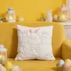Funda de Almohada de Pascua de Amazon Sin Relleno Felpa PV Conejo Cojín de Sofá para Sala de Estar Fabricante Al por Mayor