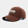Gorra de Béisbol Bordada con Letra Personalizada Logo de Fábrica Protección Solar al Aire Libre para Mujer Circunferencia de Cabeza Grande Gorra de Visera Venta al por Mayor Transfronteriza Sombrero