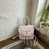 Nueva Mochila Fresca de Encaje Estilo Coreano para Comercio Electrónico Transfronterizo, Mochila de Lunares Moda Verano 2026 para Estudiantes y Chicas Jóvenes