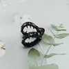 Pinza para el pelo en forma de U para coleta alta simple para mujer, Pasador de aleación de alta gama para media coleta, Accesorio para el pelo para moño en la parte posterior de la cabeza, Pinza pequeña para el pelo