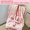 Linda Toalla de Baño Hello Kitty, Gorro para Secar el Cabello, Set de Regalo de Tres Piezas, Regalo de Cumpleaños para Niñas, Práctico Regalo de Año Nuevo