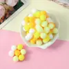 Bolas Rellenas, Bolas de Pelo Coloridas de Alta Elasticidad, Bolas Pequeñas de Pelo Hechas a Mano para DIY, Accesorios para Ropa, Accesorios para Juguetes de Niños, Al Por Mayor Listas para Enviar