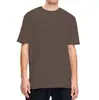 Camiseta de algodão 150g com manga curta, gola redonda, código europeu e americano transfronteiriço, para homens e mulheres, camiseta de comércio exterior, padrão/logo personalizável flexível