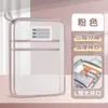 Bolsa de clasificación de temas en forma de L, bolsa de archivo transparente portátil, bolsa para libros de estudiante de malla con cierre y apertura grande, bolsa para exámenes