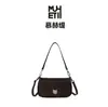 Bolsa feminina coreana mais vendida 2026 novo modelo bolsa de ombro com padrão de lichia, bolsa de axila, bolsa de mão quadrada pequena versátil e moderna