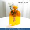 Florero Acrílico Colorido con Forma de Flor Forma Especial Arreglo Floral Casero Mesa de Centro Estilo Nórdico Simple Encimera de Sala de Estar Mesa de Café Decoración