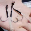 Anzuelo de pesca para barco con alambre brillante, línea corta, anzuelo de hierro, anzuelo de pesca, anzuelo de pesca de mar, anzuelo de pesca de plomo Luya, anzuelo doble, equipo de pesca al por mayor