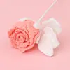 Flores Artificiales de Lana Hechas a Mano Terminadas Flores Artificiales Rosa Francesa Flores Inmortales Decoración del Hogar Ramo de Boda Arreglo Floral