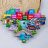 2026 Nuevo Modelo Imanes para Refrigerador de Monumentos de Ciudades Chinas Yunnan Shenyang Hong Kong Guangzhou Souvenirs Turísticos Culturales y Creativos
