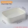 Lonchera de picnic, recipiente de comida desechable, caja de embalaje de papel kraft para acampar al aire libre y salidas de primavera, lonchera, caja para frutas y comida