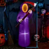 Lámpara de Espejo Parca Sosteniendo Guadaña Festival de Fantasmas Halloween Patio Exterior Decoración Inflable Transfronteriza Adornos