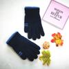 Fábrica infantil inverno estudantes masculinos e femininos forrados com lã espessos à prova de frio quentes luvas de malha jacquard lã cashmere