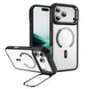 Adecuado para funda de teléfono móvil Iphone18, Transparente, Resistente al Amarillo, Soporte Invisible Magnético, Estilo Ins Japonés y Coreano Funda para Teléfono Móvil Apple 18