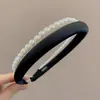 Llegada Nueva 2023 Blanca Invencible Perla Diadema Superior Craneal Alta para Mujer Verano Alta Calidad Lavado Facial Presión Cabello Diadema Accesorios para el Cabello