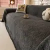 Manta de Sofá Estilo Retro de Pelo de Camello para Todas las Estaciones, Cojín Antideslizante para Asiento, Resistente a Arañazos de Gato, Funda de Sofá de una Pieza con Borlas