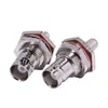 Conector Coaxial de Radiofrequência Bnc-Ky-3 Hexagonal Grande à Prova d'Água Através da Parede Fêmea Fêmea Conector para Cabo Rg58