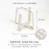 Soporte de Hierro para Comedero de Mascotas, Soporte de Hierro en Forma de Cruz, Soporte Integrado para Comedero de Mascotas, Soporte de Hierro Elevado que Protege el Cuello, Soporte Anti-Derrames para Comedero de Perros y Gatos