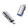 Adaptador Otg Personalizado Conversor USB 3.0 Tipo-C Carregamento Hub Multifuncional USB Estação de Acoplamento Celular