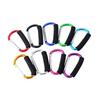 Aleación de aluminio mediana cubierta de cuero de burbuja suave gancho de alpinismo hebilla de polea hebilla de zapato dispositivo de elevación colorido conveniente enganche rápido