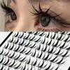 Cílios Postiços Sem Cola, Cílios Superiores de Girassol, Cílios Segmentados de Três Partes, Alta Qualidade, Naturais, Puros, Espessos, Não Precisa Remover