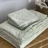 2026 Nuevo Modelo Algodón Puro Colcha de Verano Juego de Cuatro Piezas Sábana Funda de Almohada Colcha de Verano