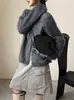 Cardigan de punto cepillado, cuello redondo, con lentejuelas de hilo dorado, estampado floral, mezcla de cachemira, colección otoño/invierno nueva para mujer, suéter abrigo de corte holgado