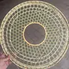 Estilo Nacional Creación Circular Estilo Antiguo Tejido de Bambú Materiales de Douli Decoración de Pared de Jardín de Infancia Exhibición de Tejido Muñeca para Pared Cultural Accesorios