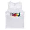 Coelho de Fogo Verão 2023 Colete Infantil Algodão Coreano Camiseta Básica Casual Absorvente de Suor Doce Camiseta Regata Infantil