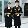 Novo Casaco de Lã de Segurança Outono e Inverno Imagem de Posto de Porta Postagem Uniforme de Trabalho Casaco de Roupas de Segurança Alongado