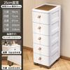 Gabinete Lateral Estrecho de 18-30 cm, Tipo Cajón para Baño, Estante de Almacenamiento para Artículos Varios, Gabinete Multicapa Móvil