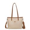 Bolsa de Gran Capacidad para Mujer 2026 Nuevo Estilo Versátil Simple Bolso de Hombro Cruzado Bolso Tote de Alta Gama para Estudiante Universitario y Viajero