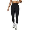 Pantalones Deportivos de Yoga Estilo Europeo y Americano para Mujer, de Cintura Alta, Levanta Glúteos, Sensación de Piel Desnuda, Secado Rápido, Leggings de Fitness, Adecuados para Uso al Aire Libre, Estilo Delgado de Verano, Se Pueden Usar Afuera