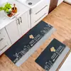 Alfombrilla Antideslizante para Suelo de Cocina al por Mayor Alfombra de Cocina de Franela Absorbente de Agua a Prueba de Aceite Fácil de Limpiar Felpudo de Cocina