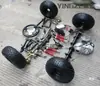 Accesorios para karts eléctricos de cuatro ruedas modificados DIY: suspensión delantera, eje diferencial de dirección, motor de transmisión, eje trasero, llantas de 6 pulgadas