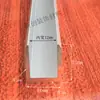 Perfiles de Aluminio Canal en U Borde de Aluminio Ancho Interior 3 5 6 8 10 12 18 Ranura para Tarjeta de Fijación de Vidrio Engrosado