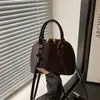 Bolso de Concha Moda Coreana 2025 Verano Nueva Textura Bolso de Axila Bolso de Mujer Estilo Extranjero Bolso de Hombro Único Cruzado para Viajes