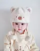 Gorro de Lana Grueso Tejido Cálido para Hombre, Gorro de Bebé Estilo Coreano, para Bebé Niña en Otoño e Invierno, Lindo Gorro de Invierno con Protección para las Orejas, Lindo
