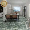 Azulejos de Mármol Chapados en Oro 800X800 para Sala de Estar y Dormitorio, Azulejos de Piso Chapados en Oro con Esmalte de Hilo Dorado, Azulejos de Piso Antideslizantes K-Gold