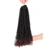 Peluca de trenza de fibra química africana europea y americana trenza sucia de resorte 18 pulgadas Trenza Passion Twist cabello de ganchillo agua