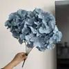 Flores de hortensia artificiales de 5 cabezas para arreglos de fondo de boda, escaparates y paisajismo decorativo