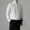 Camisa para Hombre Otoño Nueva Estilo Maduro Ligero Ropa de Hombre Estilo Coreano Ajustada No necesita planchado Negocios Seda Helada Nuevo Estilo Chino Camisa de Manga Larga Moderna