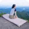 Cojín inflable automático para cama de exterior con almohada, cojín para dormir, cojín para acampar a prueba de humedad, cojín de aire grueso para empalme de tres personas, tapete para piso de tienda de campaña