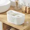 Cesta de Plástico Desmontable para Ropa Sucia al por Mayor, Cesta de Almacenamiento Portátil Doméstica Moderna y Sencilla, Cesta de Almacenamiento Modular Creativa